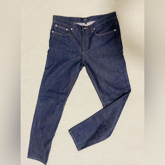 A.P.C. Raw denim dark wash - Picture 1 of 3